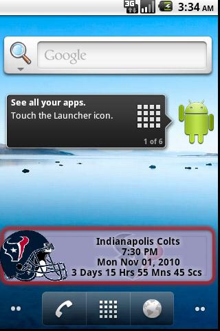 Houston Texans Countdown Android Sports