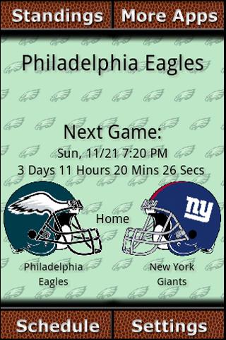 Philadelphia Eagles Countdown Android Sports