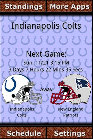 Indianapolis Colts Countdown Android Sports