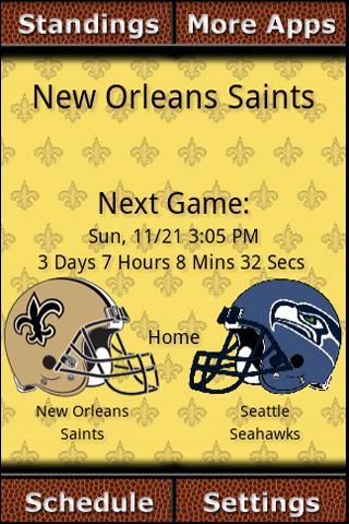 New Orleans Saints Countdown Android Sports