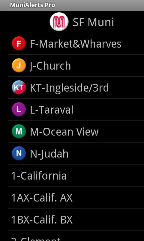 MuniAlerts Pro Android Transportation