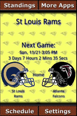 St Louis Rams Countdown Android Sports