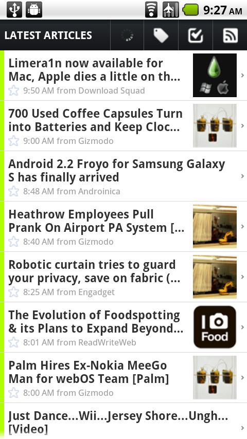Droid Reader Beta Android News & Magazines