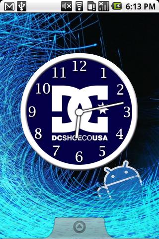 DC Shoes Clocks Android Personalization