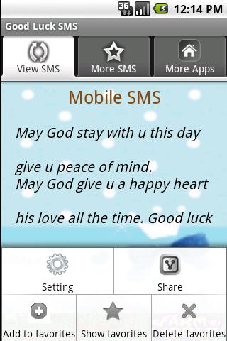 Good Luck SMS Android Comics