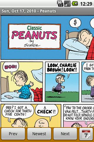 cv Peanuts Android Comics