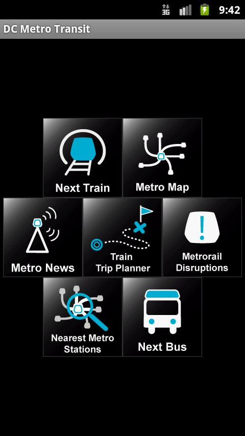 DC Metro Transit Info Android Travel & Local