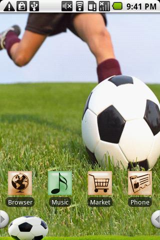 Football / Soccer Theme Android Personalization