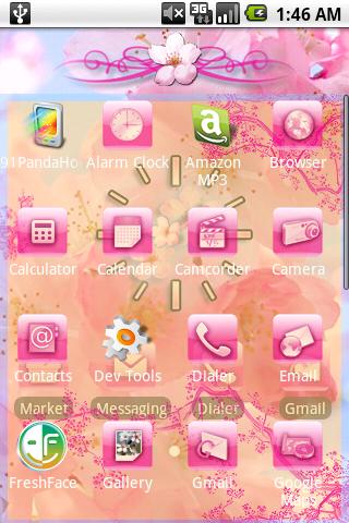 Cherry Blossom Theme Android Personalization