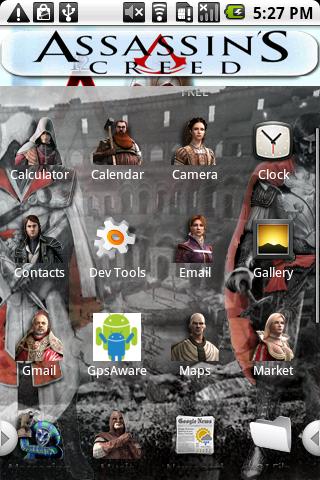 Assassin’s Creed Brotherhood Android Personalization