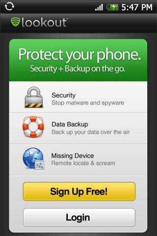 Lookout Mobile Security FREE