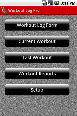 Workout Log Extra Android Health & Fitness