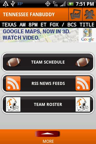 Tennessee Football FanBuddy