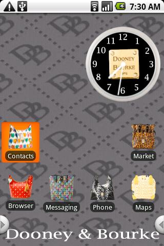 Dooney and Bourke Theme Android Personalization