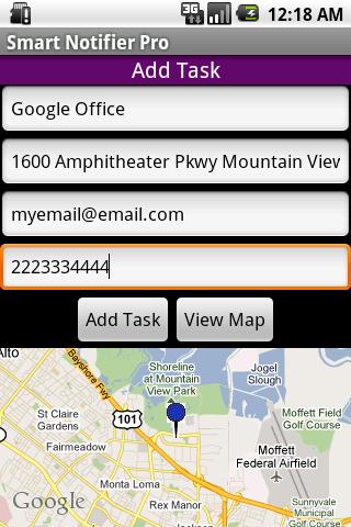 Location Notifier Lite Android Travel & Local