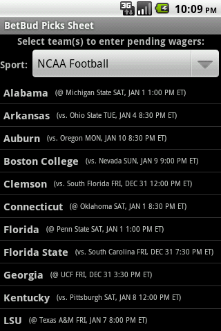 BetBud – track your bets! Android Sports