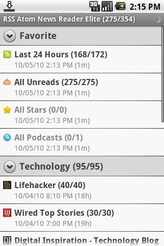RSS Reader Elite Android News & Magazines