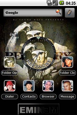 Eminem Recovery theme Android Personalization
