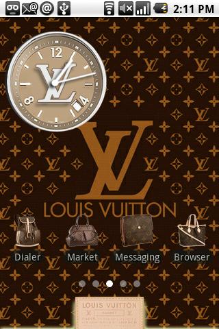 Louis Vuitton Theme Android Personalization