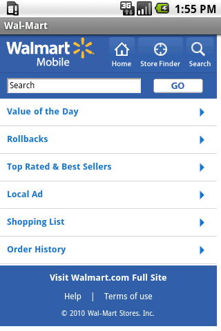 Walmart for Android Shopping