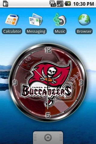 Tampa Bay Buccaneers clock w.