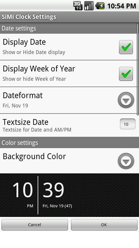 SiMi Clock Widget Android Tools