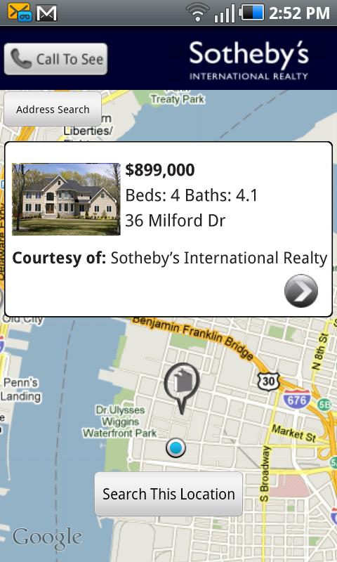 Sotheby’s International Realty Android Shopping
