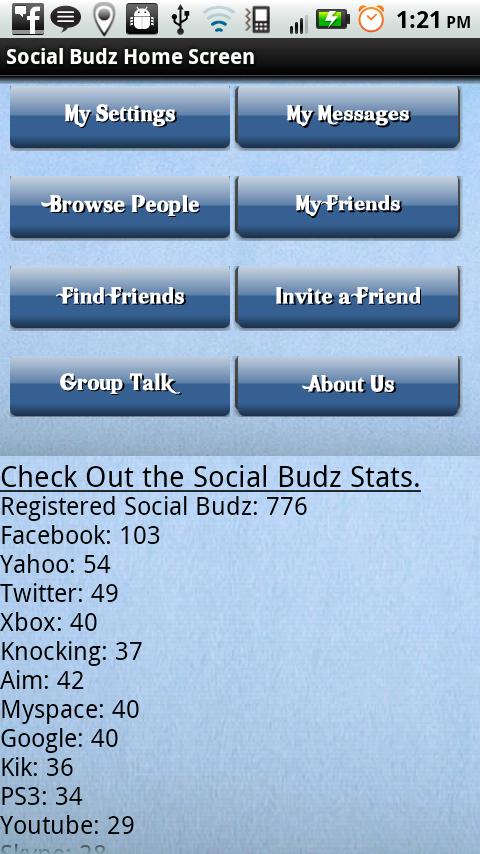 Social Budz Android Social