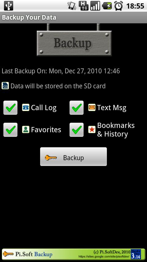 Pi.Soft Backup Android Tools
