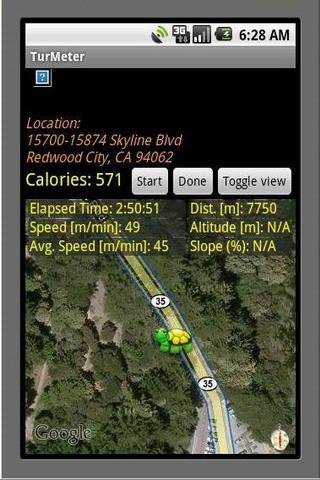 TurMeter – GPS Calories Meter Android Health & Fitness