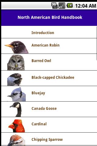 North American Birds Android Books & Reference