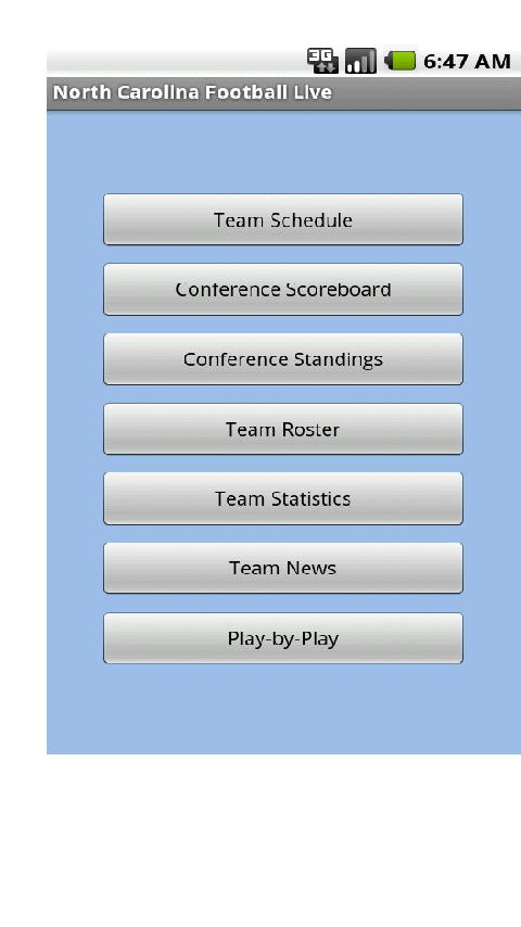 North Carolina Football Live Android Sports