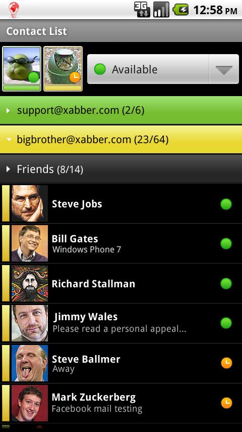 Xabber Android Communication