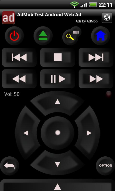 WDTV MediaPlayers Remote