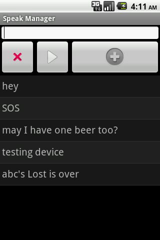 Speak Manager Android Tools