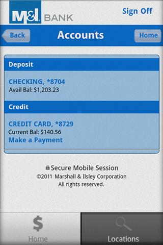 M&I Mobile Android Finance