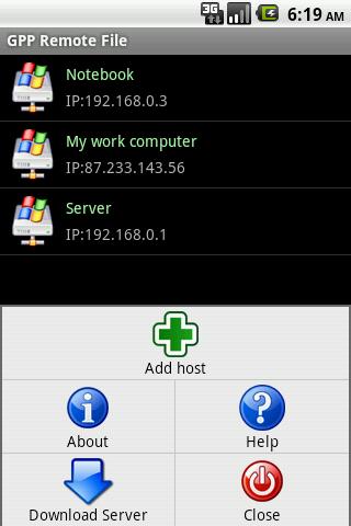 GPP Remote File Android Communication