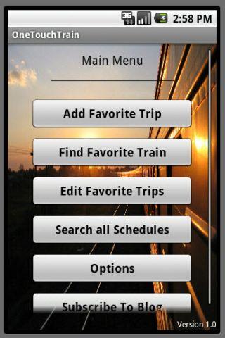 OneTouchTrain – MNR Android Travel & Local