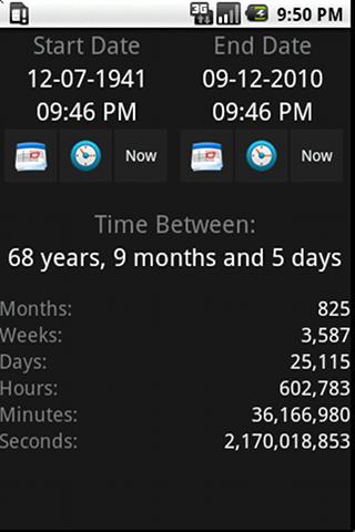 Now And Then – Date Calculator Android Productivity