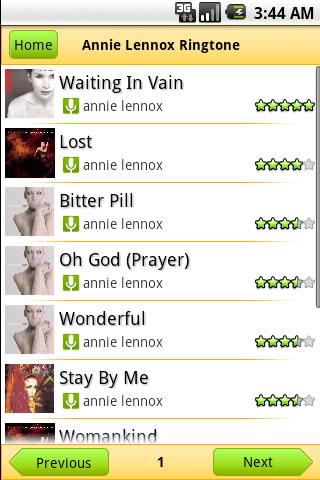 Annie Lennox Ringtone Android Entertainment