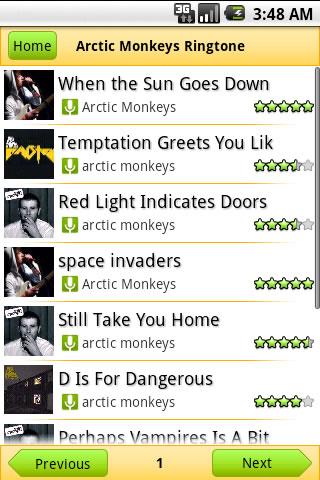Arctic Monkeys Ringtone Android Entertainment