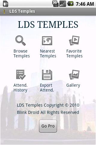 LDS Temples Pro Android Books & Reference