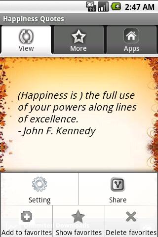 Happiness Quotes  II Android Health & Fitness