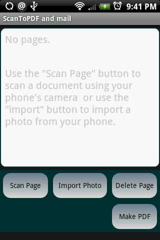 ScanToPDF and mail Android Productivity