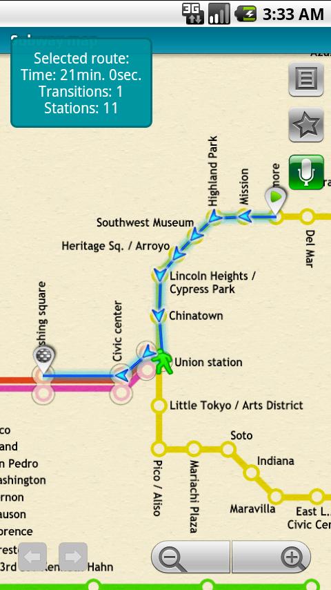 Los Angeles (Metro 24 map) Android Travel & Local