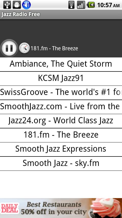 Jazz Radio Free Android Entertainment