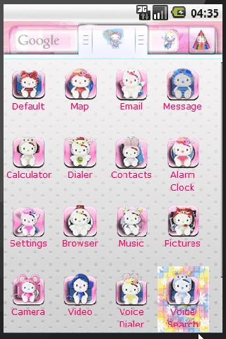 Hello Kitty II Android Personalization