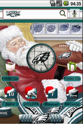 Eagles Sleepy Santa