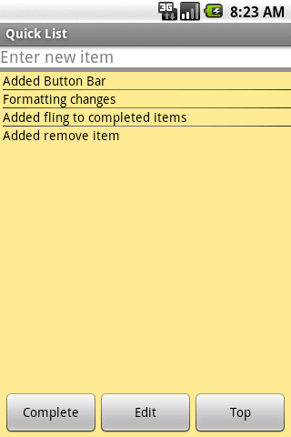 QuickList List Editor Android Tools