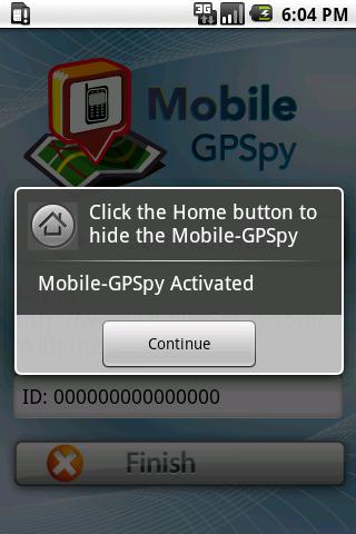 MobileGPSpy Android Communication